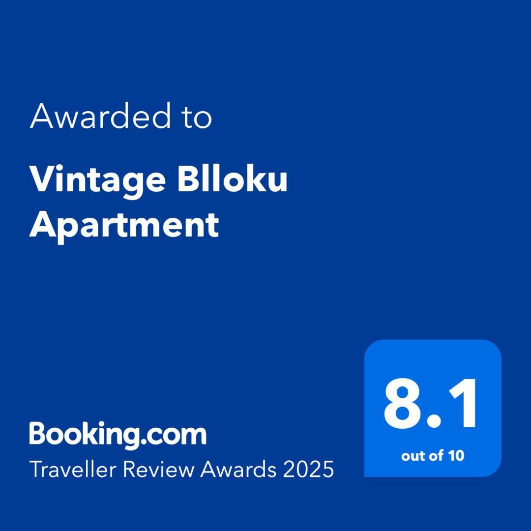 Vintage Blloku Apartment Tirana Kültér fotó